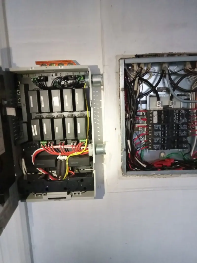 Electrical panel upgrade completed for Indoor Lighting Installation in Media